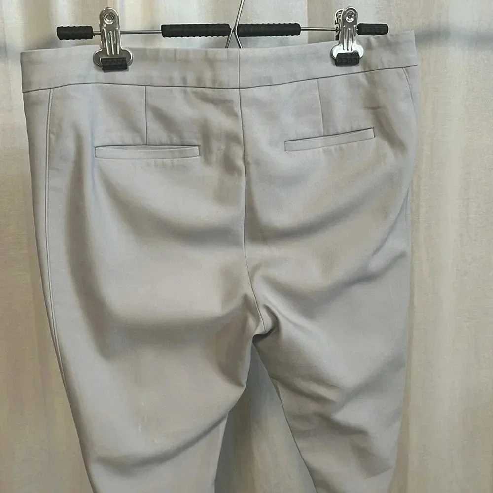 LE CHATEAU Straight Ankle Pants Grey, Size 8 - Picture 7 of 7